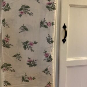 Vintage Shabby Chic 100% Cotton Flannel Flat Sheet